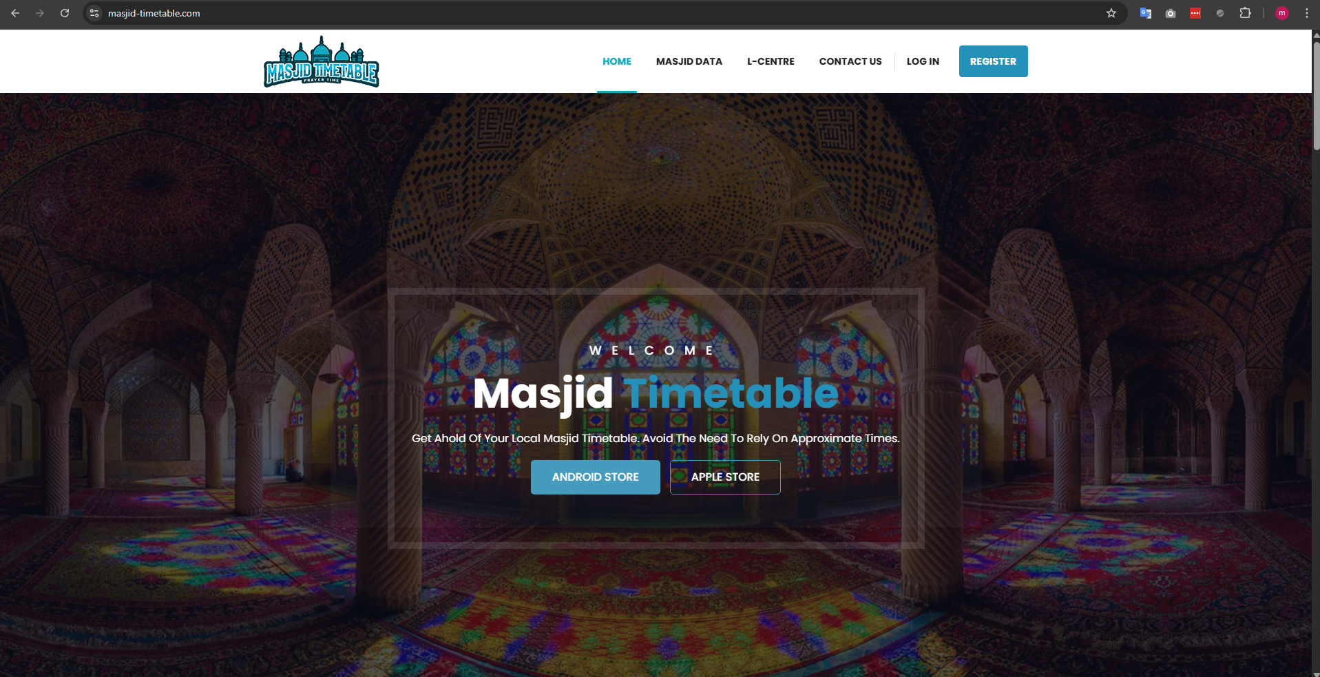 Masjid Timetable - مواعيد المساجد